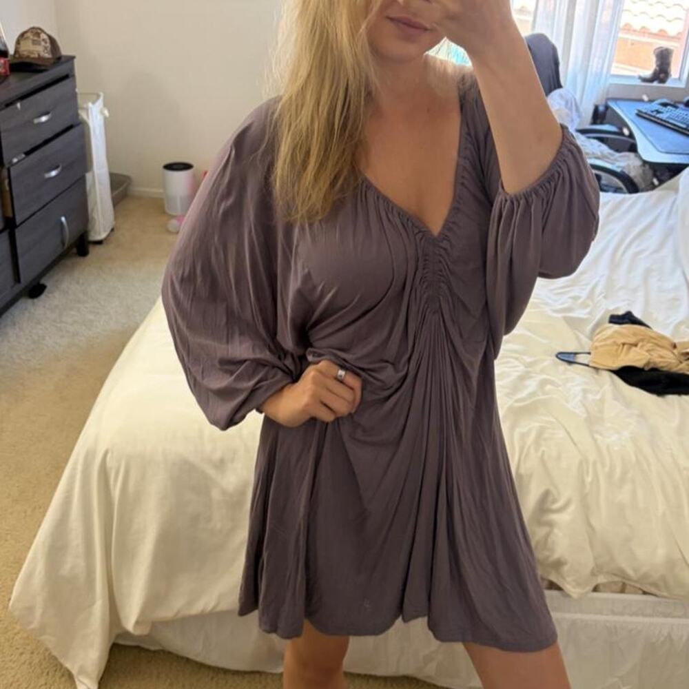 New fp beach purple mini dress